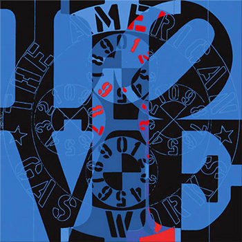 Hommage a Robert Indiana - Digital Print on Canvas